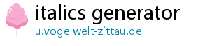 italics generator